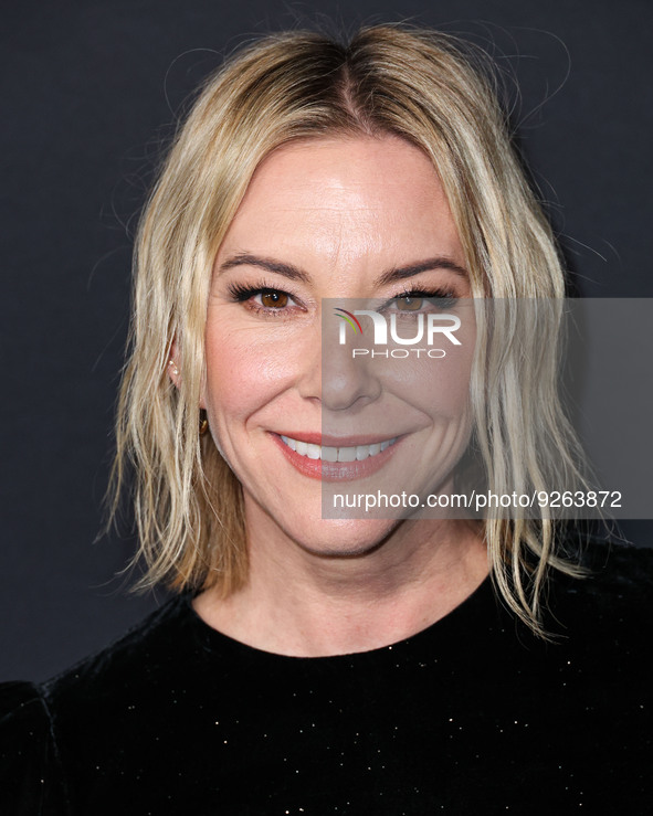 Morgan Des Groseillers arrives at the Los Angeles Premiere Of Amazon Prime Video's 'Something From Tiffany's' held at AMC Century City 15 at...