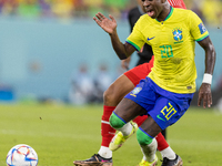 Vinicius Junior  during the World Cup match between Brasil vs Switzerland, in Doha, Qatar, on November 28, 2022. (