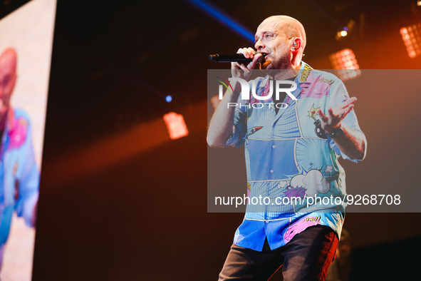 Max Pezzali performs live at Mediolanum Forum Assago on November 30, 2022 in Milan, Italy  by Alessandro Bremec/NurPhoto