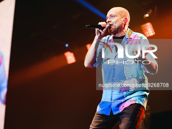 Max Pezzali performs live at Mediolanum Forum Assago on November 30, 2022 in Milan, Italy  by Alessandro Bremec/NurPhoto