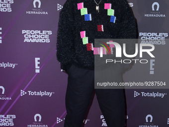 Alex Hoyer  attends the red carpet of People's Choice Awards Viewing Party 2022 at Universal Pictures Mexico. on December 6, 2022 in Mexico...