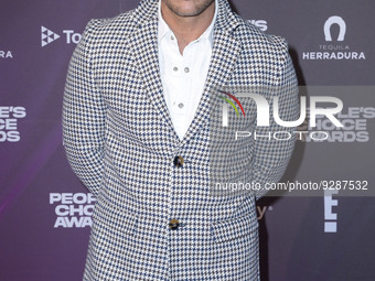 Salvador Zerboni  attends the red carpet of People's Choice Awards Viewing Party 2022 at Universal Pictures Mexico. on December 6, 2022 in M...