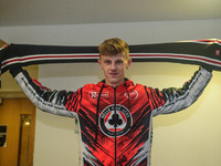 New Belle Vue Aces signing Jake Mulford who rode for The Belle Vue Colts in 2022, and joins the Aces as the Rising Star, during the Belle Vu...