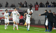 Players of FC Hermannstadt celebrating after scoring a goal during Romania Super Liga: FC...