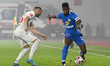 David Kiki in action during Romania Super Liga: FC Hermannstadt - Farul Constanta - The in...