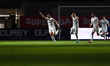Players of FC Hermannstadt celebrating after scoring a goal during Romania Super Liga: FC...