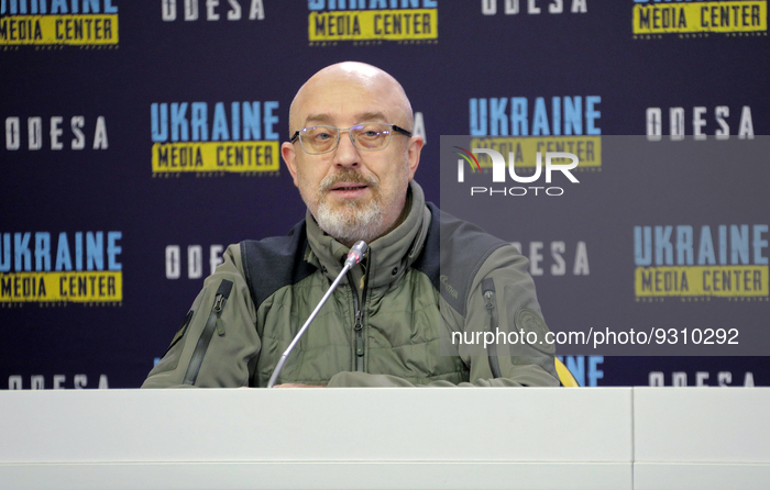 Briefing of Ukrainian and Swedish Defence Ministers in Odesa