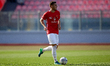 Enzo Ruiz of Valletta moves with the ball during the Malta BOV Premier League match bet...