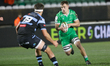 Marcus Tiffen of Newcastle Falcons looks to attack during the European Rugby Challenge Cup...