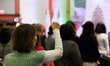 Members of the Iranian American Community and supporters of the National Council of Resist...