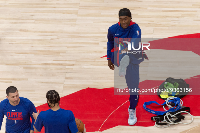 Toronto Raptors V LA Clippers  - NBA Game Of Season 2022-2023 At Scotiabank Arena