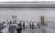 Visitors admire the Parthenon Marbles inside the Parthenon Galleries in the British Museum...