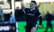 Mateo Carreras of Newcastle Falcons celebrates his second try during the Gallagher Premier...
