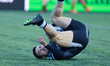 A tumble to score for Mateo Carreras of Newcastle Falcons during the Gallagher Premiership...