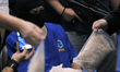 JAKARTA, INDONESIA, DEC-04: Courier meth Tommy Lim (35) secured by The Board National Narc...