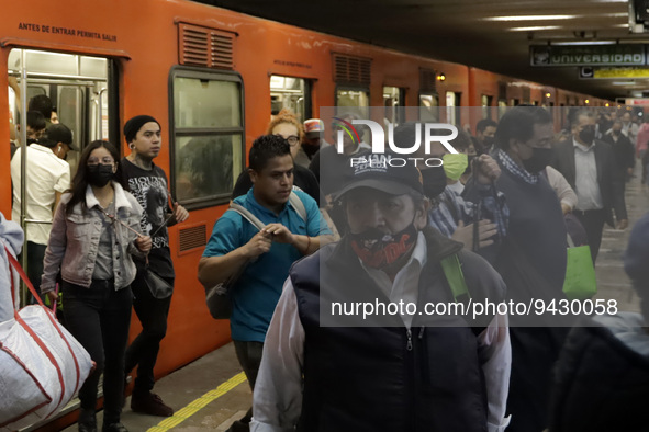 January 12, 2023, Mexico City, Mexico: Millions of people travel daily on the Mexico City Metro Collective Transport System. on January 12,...