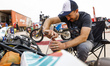 MOORE Charan (zaf), LVLS Rally, Husqvarna, Moto, Original by Motul, Motul, portrait during...