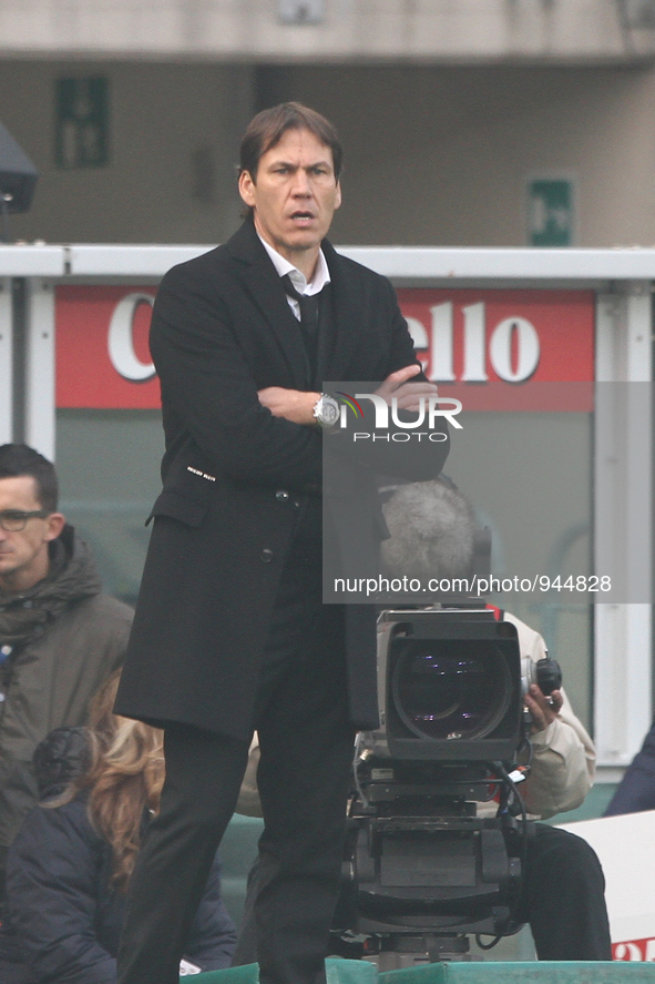 Roma coach Rudi Garcia during the Serie A football match n.15 TORINO - ROMA on 05/12/15 at the Stadio Olimpico in Turin, Italy. Copyright 20...