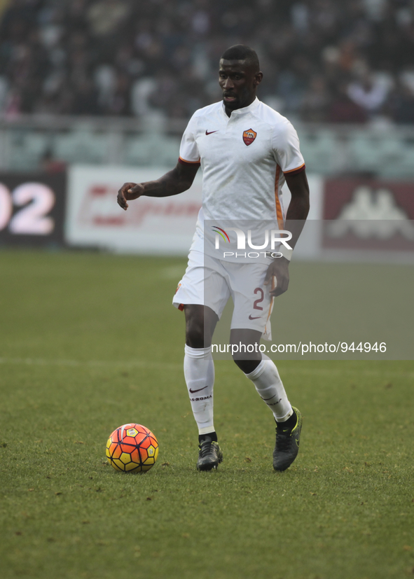 Antonio Rudiger during the Seria A match  between Torino FC and AS Roma at the olympic stadium of turin on december 5, 2015 in torino, italy...