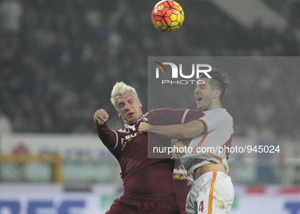Head shot of Maxi Lopez during the Seria A match  between Torino FC and AS Roma at the olympic stadium of turin on december 5, 2015 in torin...
