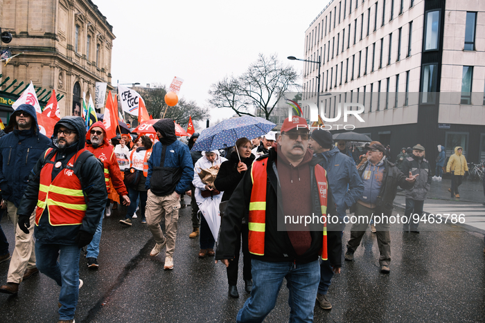 Demonstration Against Pension Reform In Bordeaux, France