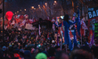 General view of part of the procession and the crowd during the demonstration which brough...