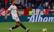 Loic Bade of Sevilla FC in action during the La Liga Santader match between Sevilla CF and...