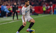 Jesus Joaquin Fernandez ''Suso'' of Sevilla FC control the ball during the La Liga Santade...