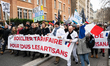 Several hundred demonstrators took part in a demonstration in Paris on 23 January 2023, or...