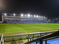 General view of Boundary Park before the Vanarama National League match between Oldham Athletic and York City at Boundary Park, Oldham, Engl...