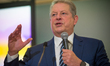 Former Vice President of The United States of America Al Gore poses prior a Press Conferen...