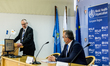 Dr. Hans Henri P. Kluge speaks during the event, Nicosia, Cyprus, on Jan. 27, 2023. The Si...
