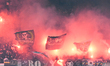 Fans of Universitatea Cluj during Romania Superliga: FC Universitatea U Cluj against FC Ra...