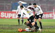 Alexandru Albu and Ioan Filip in action during Romania Superliga: FC Universitatea U Cluj...