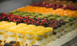 Sweet fruit finger foods seen during edition number 45 of SIGEP (International Exhibition...