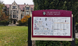 The University of Chicago campus map in Chicago, United States, on October 18, 2022. 