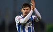 Hartlepool United's Edon Pruti during the Sky Bet League 2 match between Hartlepool United...
