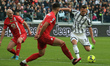 Arkadiusz Milik (Juventus FC) in action against Pablo Mari (AC Monza) and Luca Caldirola (...