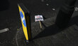At mid-day, thousands of Londoners gathered in the streets of the capital. Among them teac...