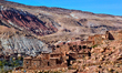 Berber village of Assaka in the High Atlas Mountains in Morocco, Africa. 