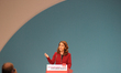  co-chairman of the SPD of Germany Aydan Özoguz (Oezoguz) speaks at the SPD Federal Party...