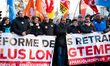 The leaders of the main trade unions of workers and students made up of inter-unions meet...
