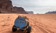 A tank of water is seen on sunny February day in the scenic landscape of UNESCO World Heri...