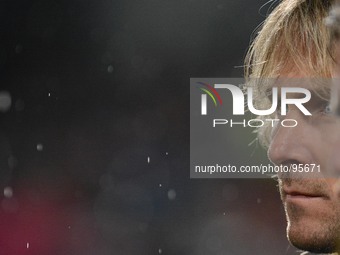 Pavel Nedv?d during the Serie A football match between Sassuolo and Juventus at MAPEI stadium in Reggio Emilia, Italy, on April 28, 2014. (