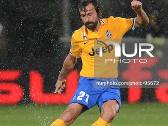 Andrea Pirlo during the Serie A football match between Sassuolo and Juventus at MAPEI stadium in Reggio Emilia, Italy, on April 28, 2014. Ju...
