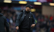 Vincent Kompany, Burnley manager, walks the pitch before the Sky Bet Championship match be...