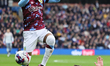 Nathan Tella of Burnley evades a challenge during the Sky Bet Championship match between B...