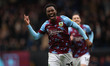 Nathan Tella of Burnley scores his team's first goal during the Sky Bet Championship match...