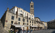Panoramic of the Plaza del Machete located in the historic center of the city of Vitoria-G...