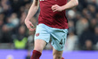 West Ham United's Declan Rice in action during the English Premier League soccer match bet...